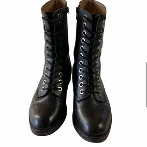 Jeffrey Campbell - Crusade boots black leather combat 7